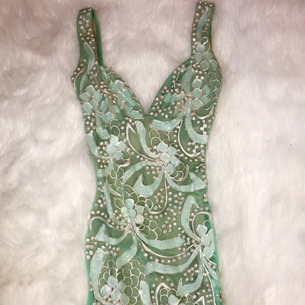 HOLT Hand-Painted Mini Dress